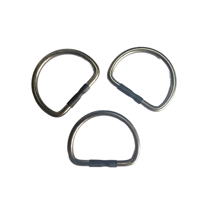 Alloy D-shaped buckle sleeve adhesive