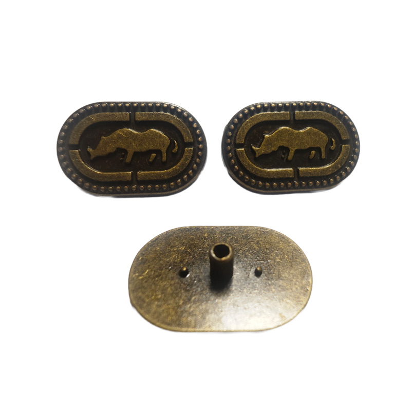 Elliptical convex shaped alloy feet