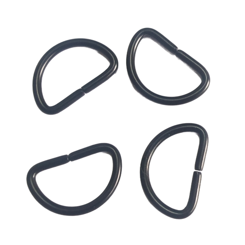 Alloy opening D-shaped buckle