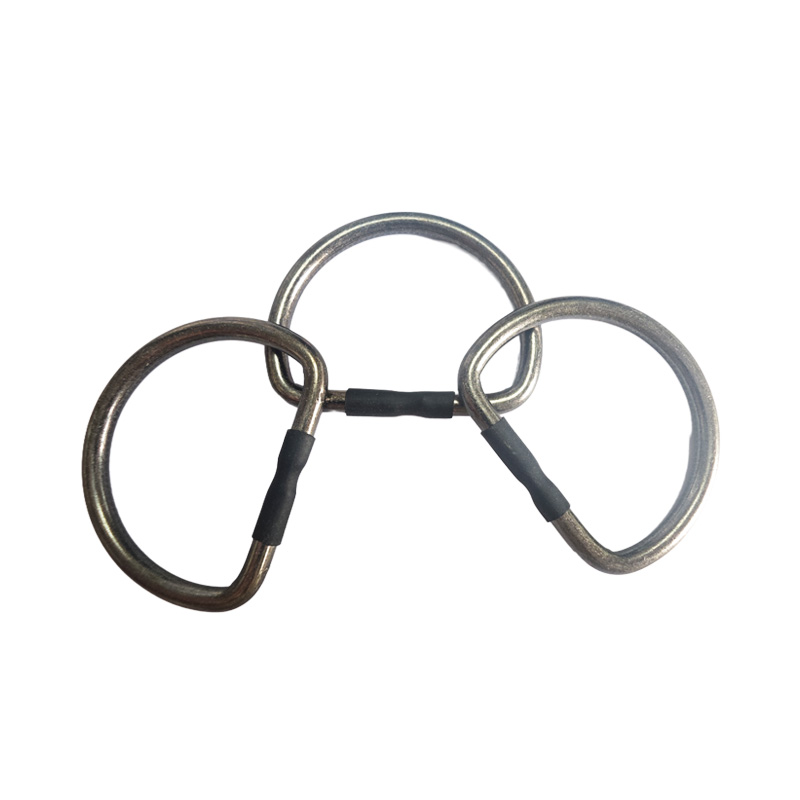 Alloy D-shaped buckle sleeve adhesive