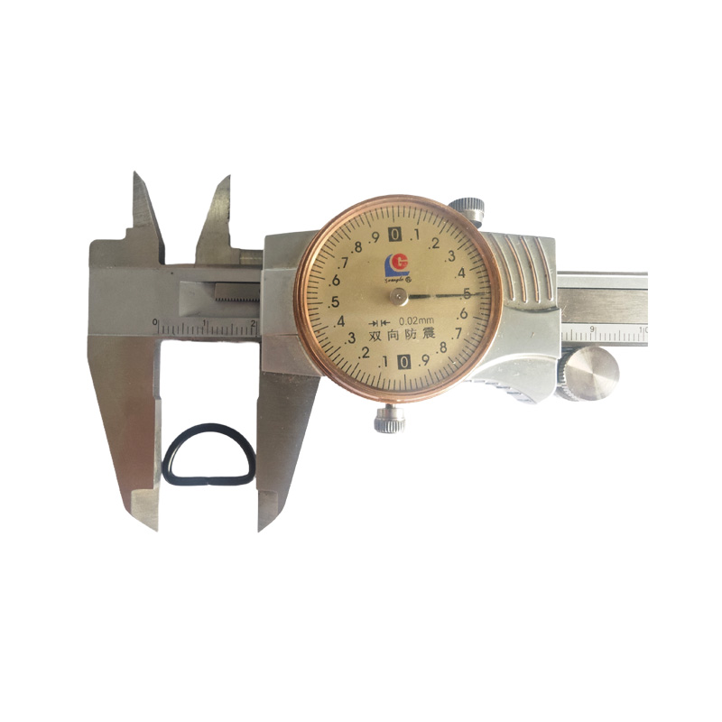 Alloy opening D-shaped buckle