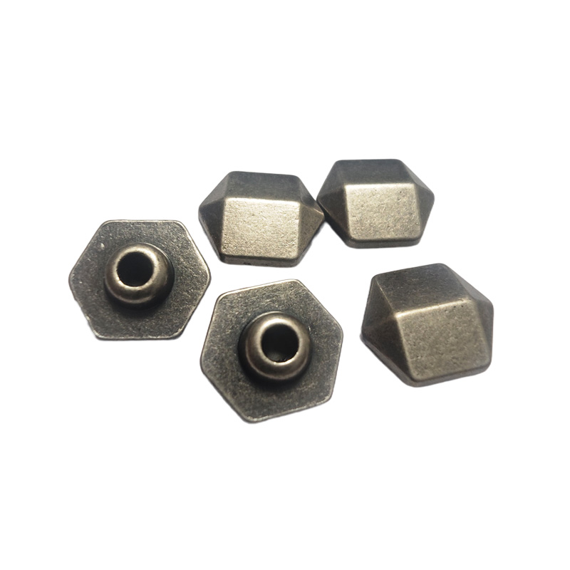 Irregular alloy collision nails