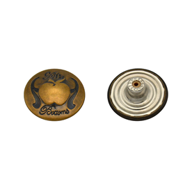 22mm铜胶芯工字钮